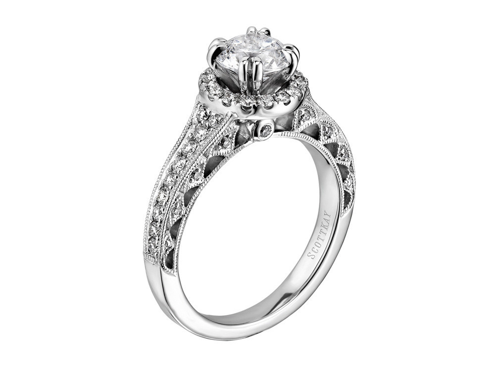 Scott Kay  Heaven s Gates Engagement  Ring  M1822R720 