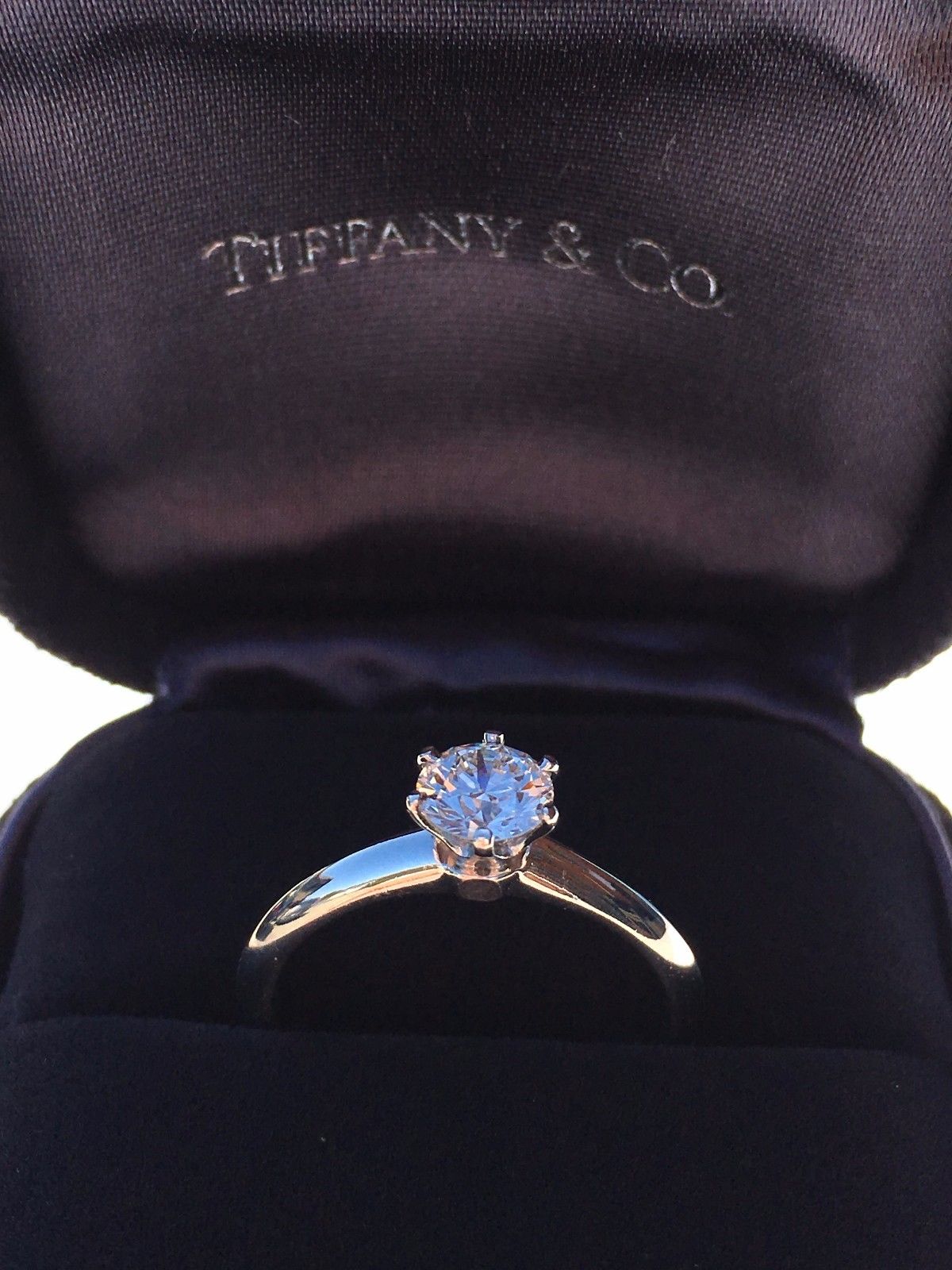 Tiffany Co Diamond Engagement  Ring  Consignment  102 