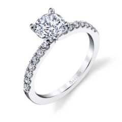 "Celeste" Classic Solitaire Diamond Engagement Ring