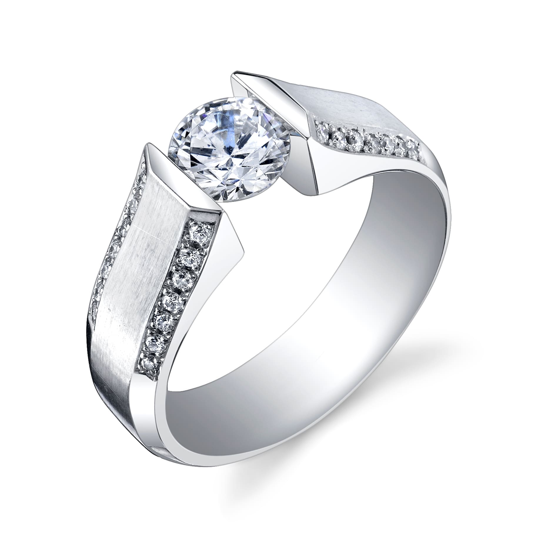 Tension Ring TR-160 - Diamond Brokers & Jewelry of Los Altos