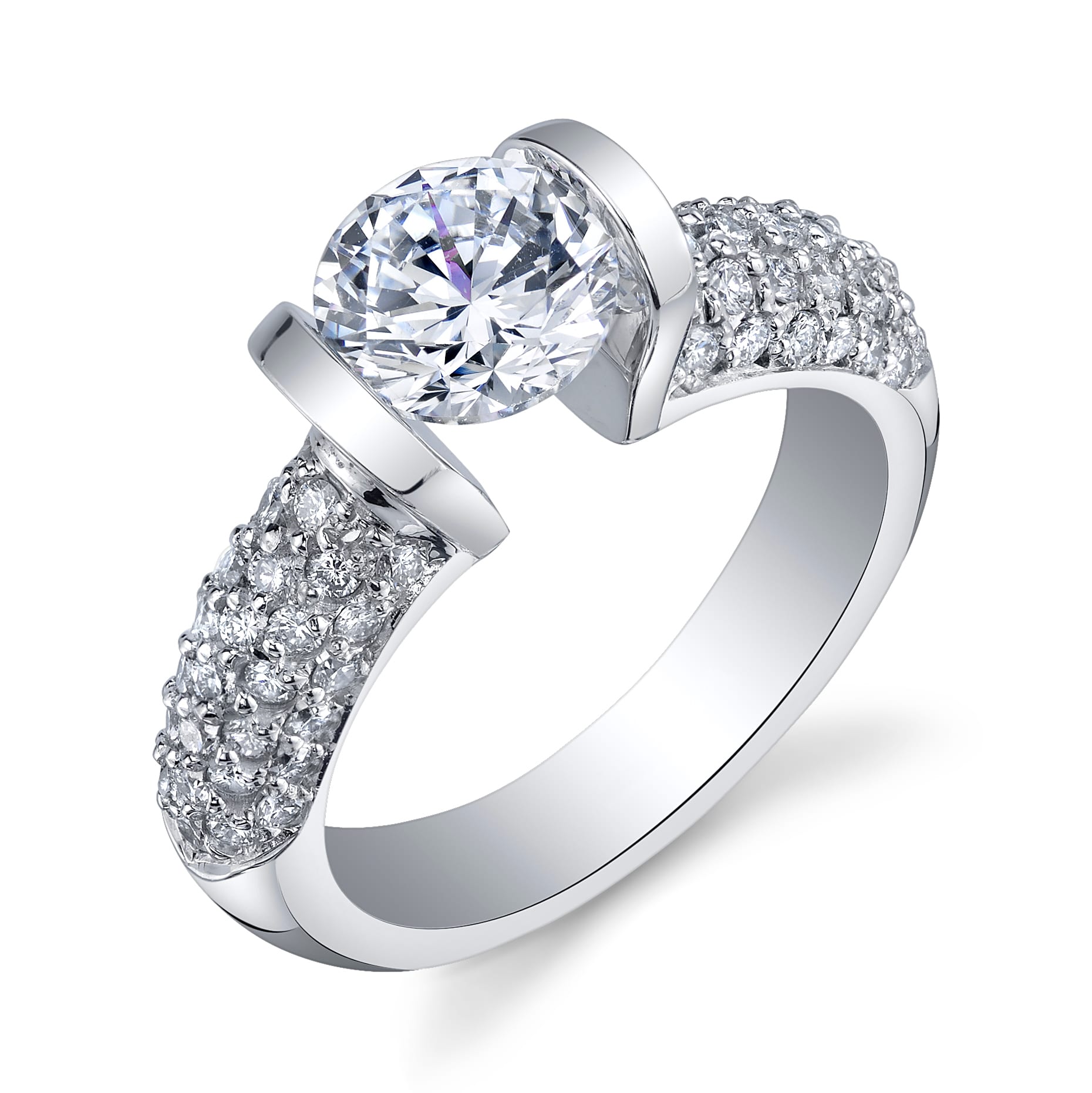 Tension Ring TR-160 - Diamond Brokers & Jewelry of Los Altos